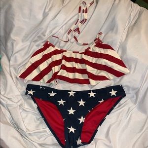 American flag bikini